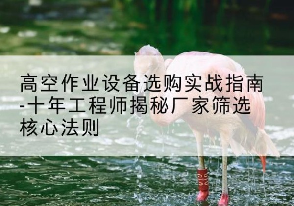 尖山剪叉式升降机厂家-高空作业设备选购实战指南-十年工程师揭秘厂家筛选核心法则